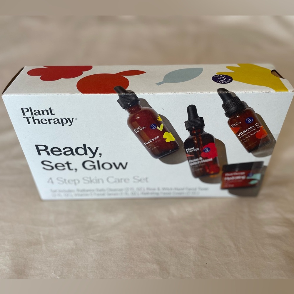 Plant Therapy: Ready, Set, Glow Skincare Set - made with essential oils. New!